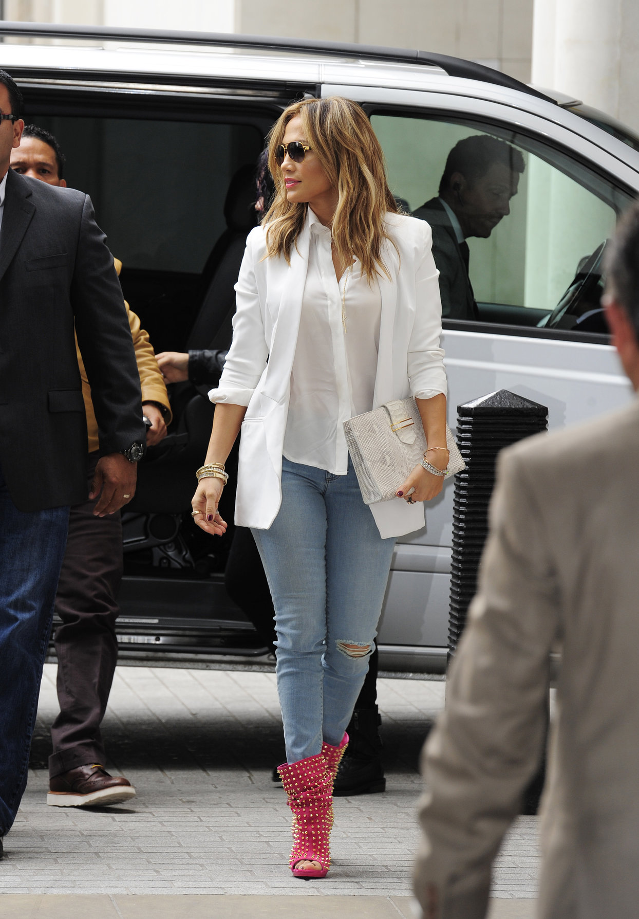 Jennifer Lopez - Pictured at Radio 1 in London on May 30, 2013