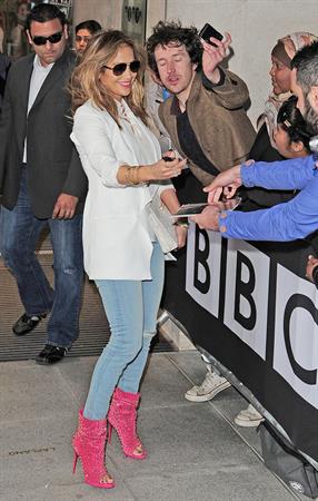 Jennifer Lopez - Pictured at Radio 1 in London on May 30, 2013