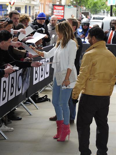 Jennifer Lopez - Pictured at Radio 1 in London on May 30, 2013