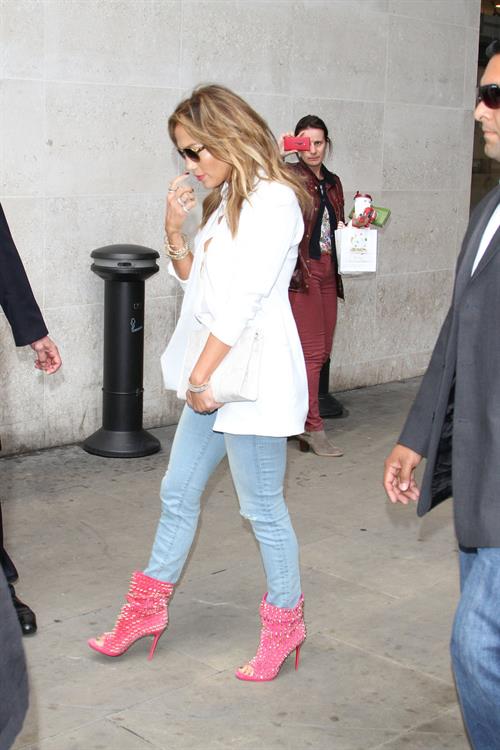 Jennifer Lopez - Pictured at Radio 1 in London on May 30, 2013