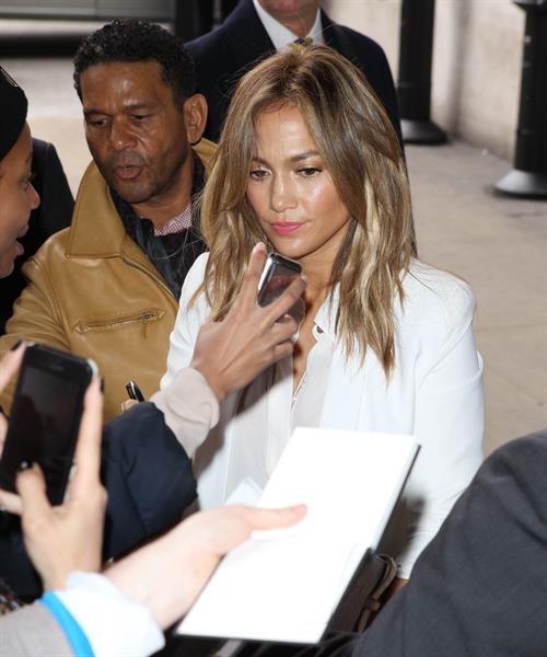 Jennifer Lopez - Pictured at Radio 1 in London on May 30, 2013