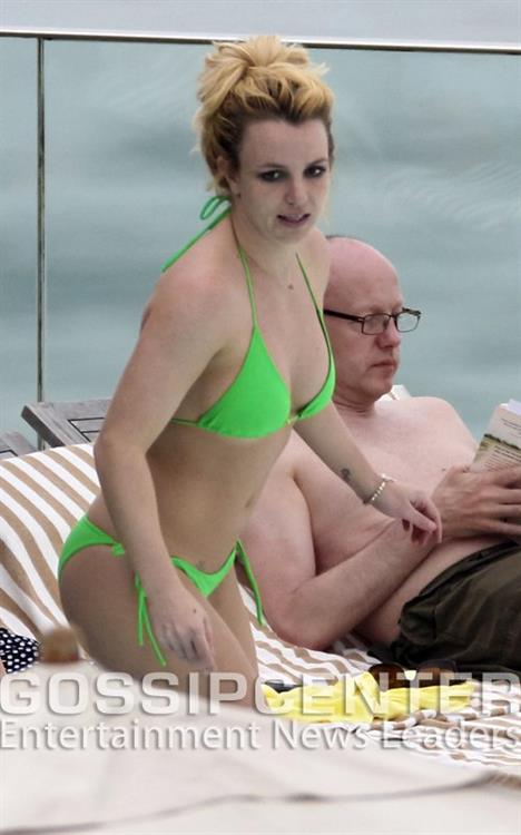 Britney Spears in a bikini