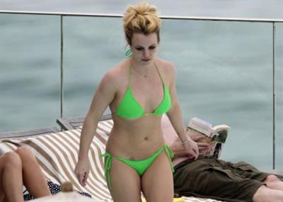 Britney Spears in a bikini