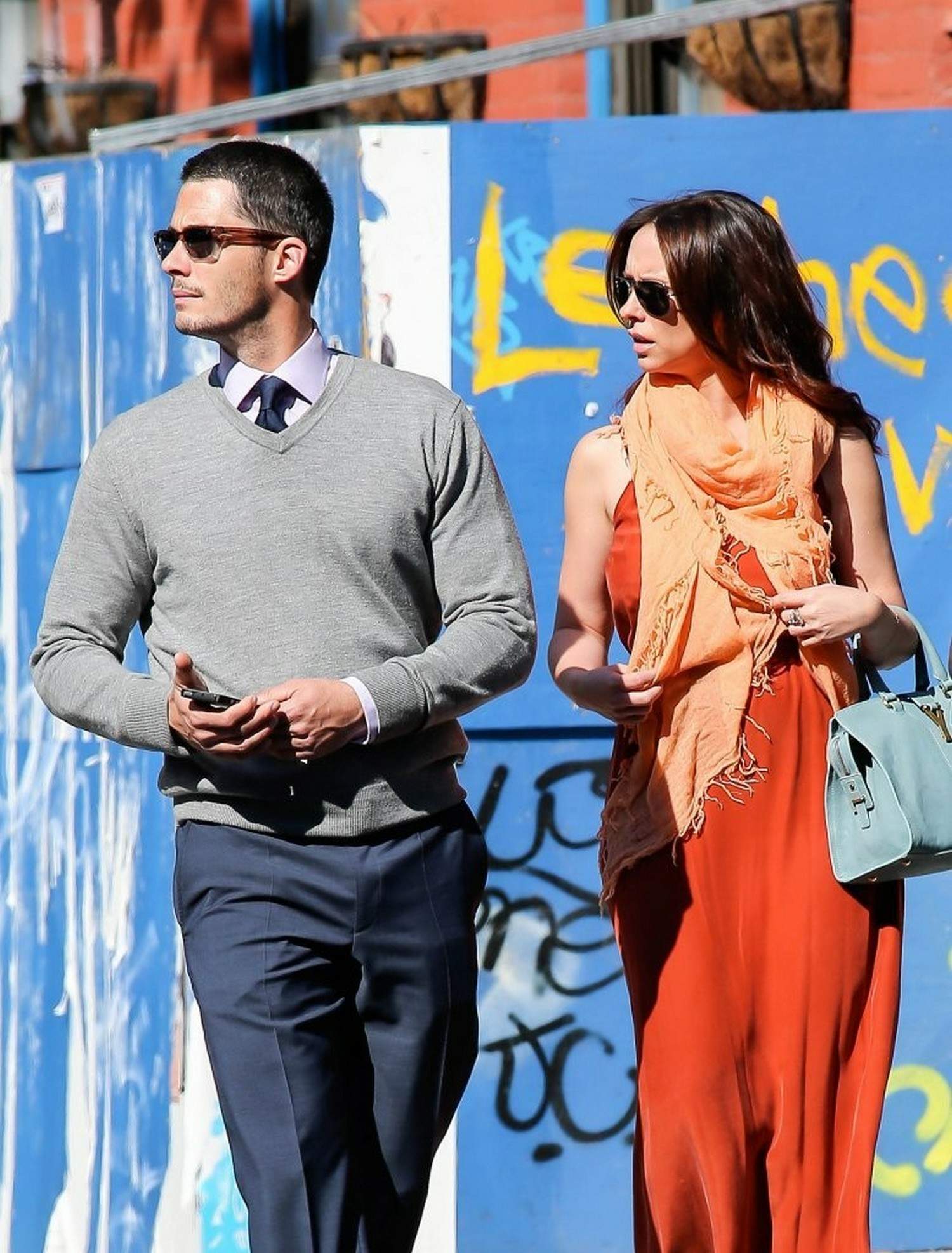 Jennifer Love Hewitt Pictures Jennifer Love Hewitt and Brian Hallisy attended a wedding together for one of Jen's friends April 27, 2013