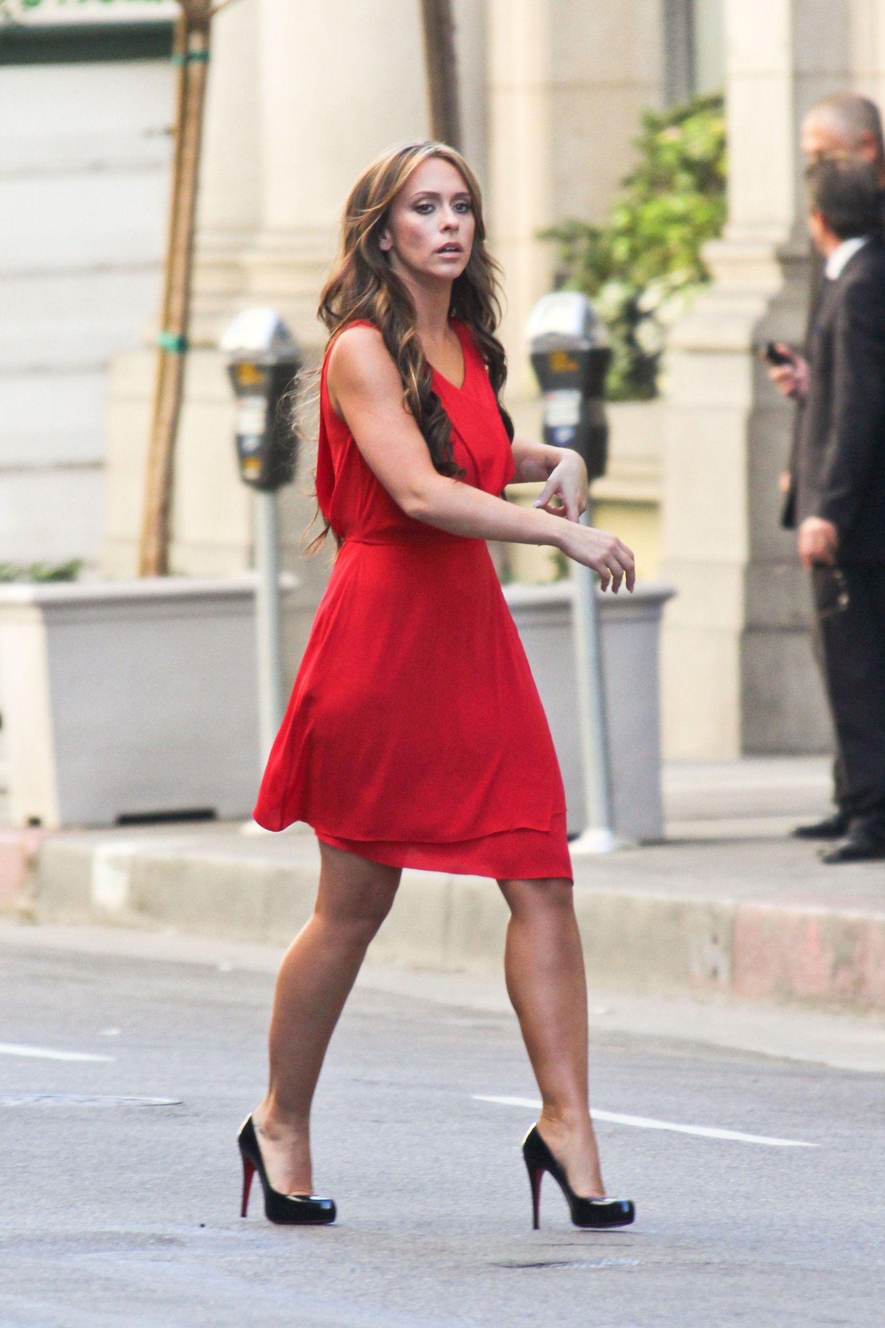 Jennifer Love Hewitt Set of ''The Client List'' in Downtown LA October 26, 2012