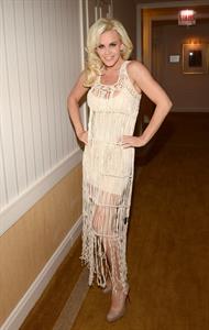 Jenny McCarthy - Albert Michael bikini photoshoot at a pool in Chicago July 7, 2012