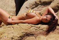 Denise Milani in a bikini