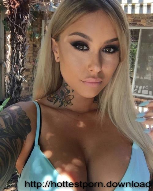 Anonymous in a bikini taking a selfie