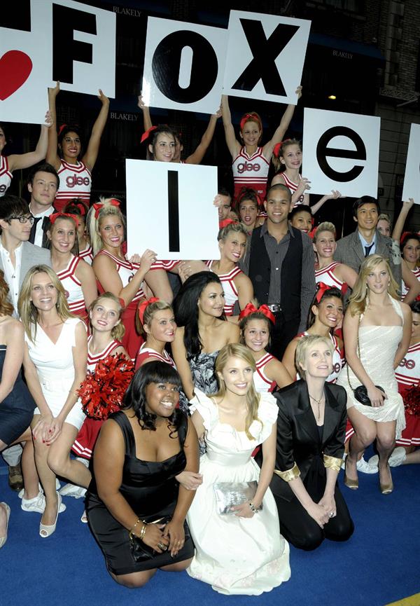 Jessalyn Gilsig Glee Cheerleaders Eclusive Performance at Fox's Upfront Presentation May 18th 2009  