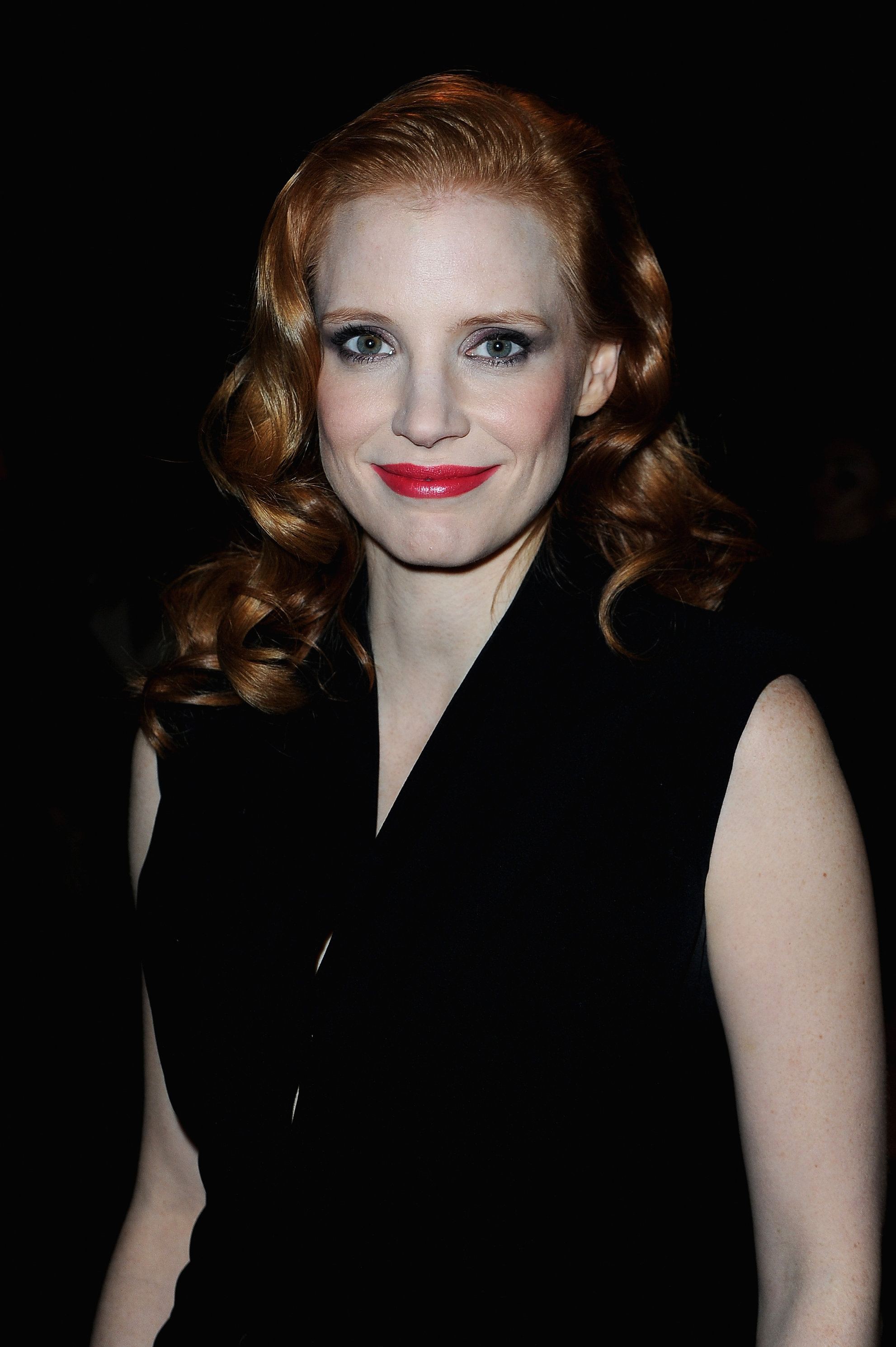 Jessica Chastain attends the Paris Fashion Week in Paris (02.03.2013) 