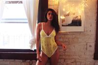 Caroline Austin in lingerie