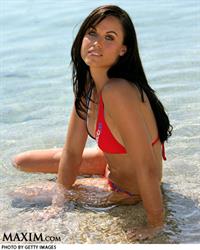 Amanda Beard in a bikini