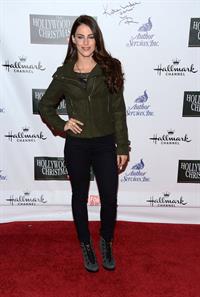 Jessica Lowndes 2012 Hollywood Christmas Parade Benefiting Marine Toys For Tots on November 25, 2012 