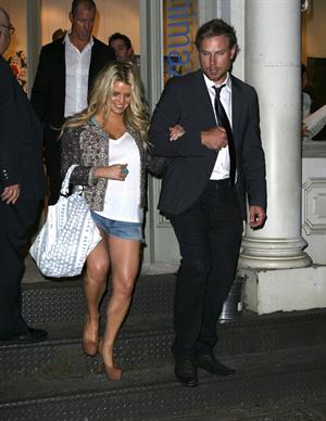 Jessica Simpson out with boyfriend in New York on May 21, 2011 