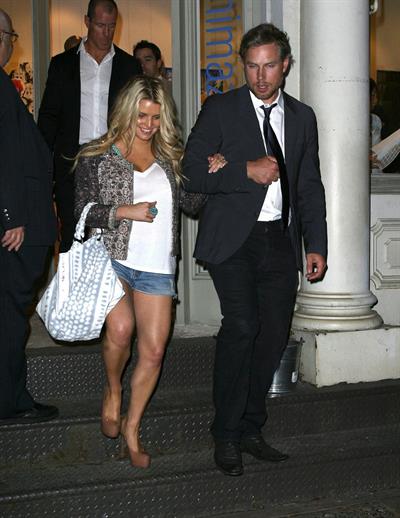 Jessica Simpson out with boyfriend in New York on May 21, 2011 