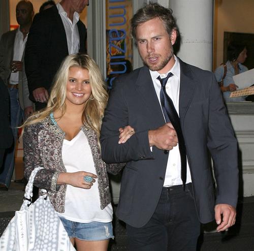 Jessica Simpson out with boyfriend in New York on May 21, 2011 
