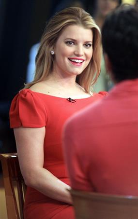 Jessica Simpson at Good Morning America on March 15, 2010 