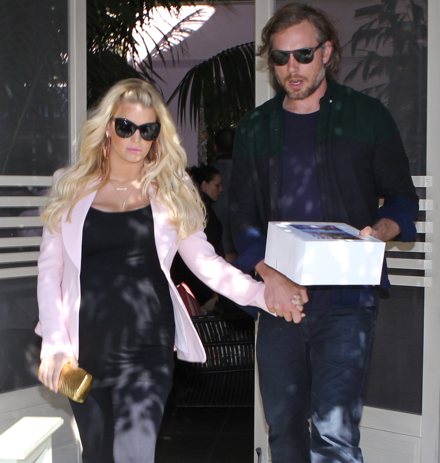 Jessica Simpson at The Ivy in Beverly Hills 2/14/13 