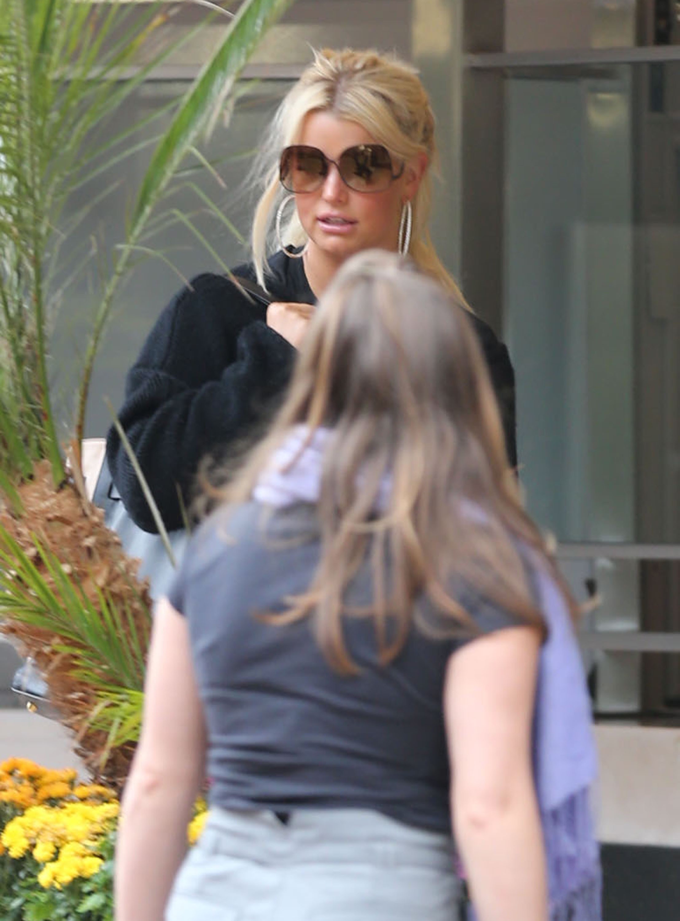 Jessica Simpson Outside Saks Fifth Avenue with a friend in Beverly Hills (October 20, 2012) 
