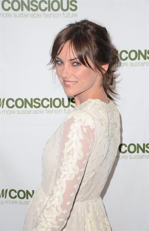 Jessica Stroup H&M's Exclusive Conscious Collection Launch Party in San Francisco, April 3, 2013 