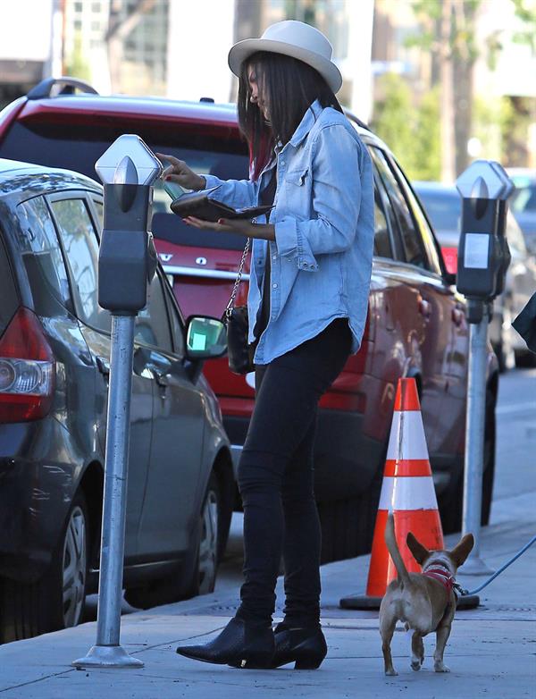 Jessica Szohr Shopping at Kitson, West Hollywood - December 20, 2012