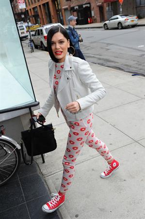 Jessie J in New York City on February 28, 2013
