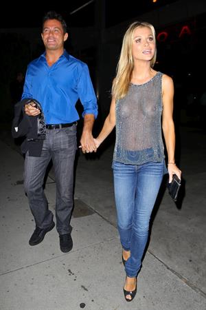 Joanna Krupa Nude Pictures Joanna Krupa - Braless See -Through Candids in Beverly Hills