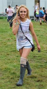 Jorgie Porter - at V Festival - August 18, 2012