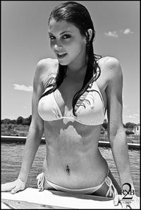 Amber Sym in a bikini - breasts