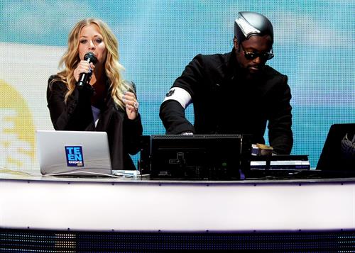 Kaley Cuoco 2011 at the Teen Choice Awards on August 7, 2011