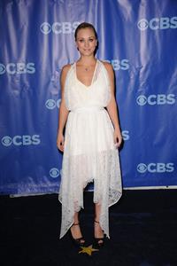 Kaley Cuoco CBS Upfront at the tent at Lincoln Center on May 18, 2011 