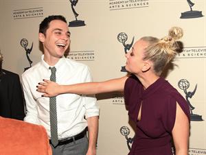 Kaley Cuoco attending the Academy of Television Arts Sciences at Leonard H Goldenson Theatre on February 18, 2010 