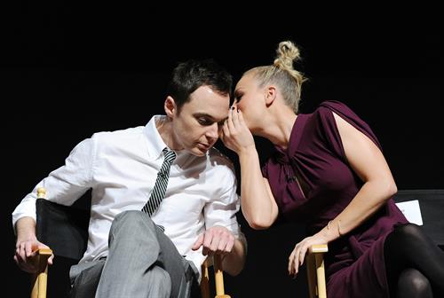 Kaley Cuoco attending the Academy of Television Arts Sciences at Leonard H Goldenson Theatre on February 18, 2010 