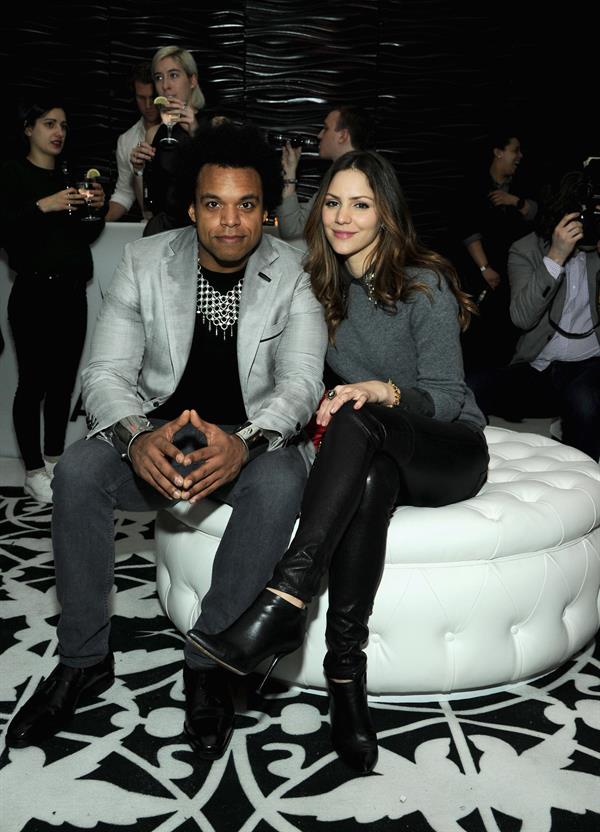 Katharine McPhee Beck's Sapphire Pops Up To Celebrate Super Bowl in NY 1/29/13 