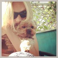 Nadine Leopold taking a selfie