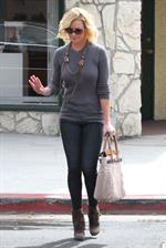 Katherine Heigl leaving Little Dom's restaurant Los Feliz October 6, 2012 