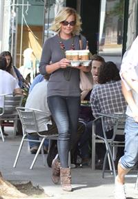 Katherine Heigl leaving Little Dom's restaurant Los Feliz October 6, 2012 