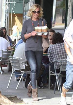 Katherine Heigl leaving Little Dom's restaurant Los Feliz October 6, 2012 