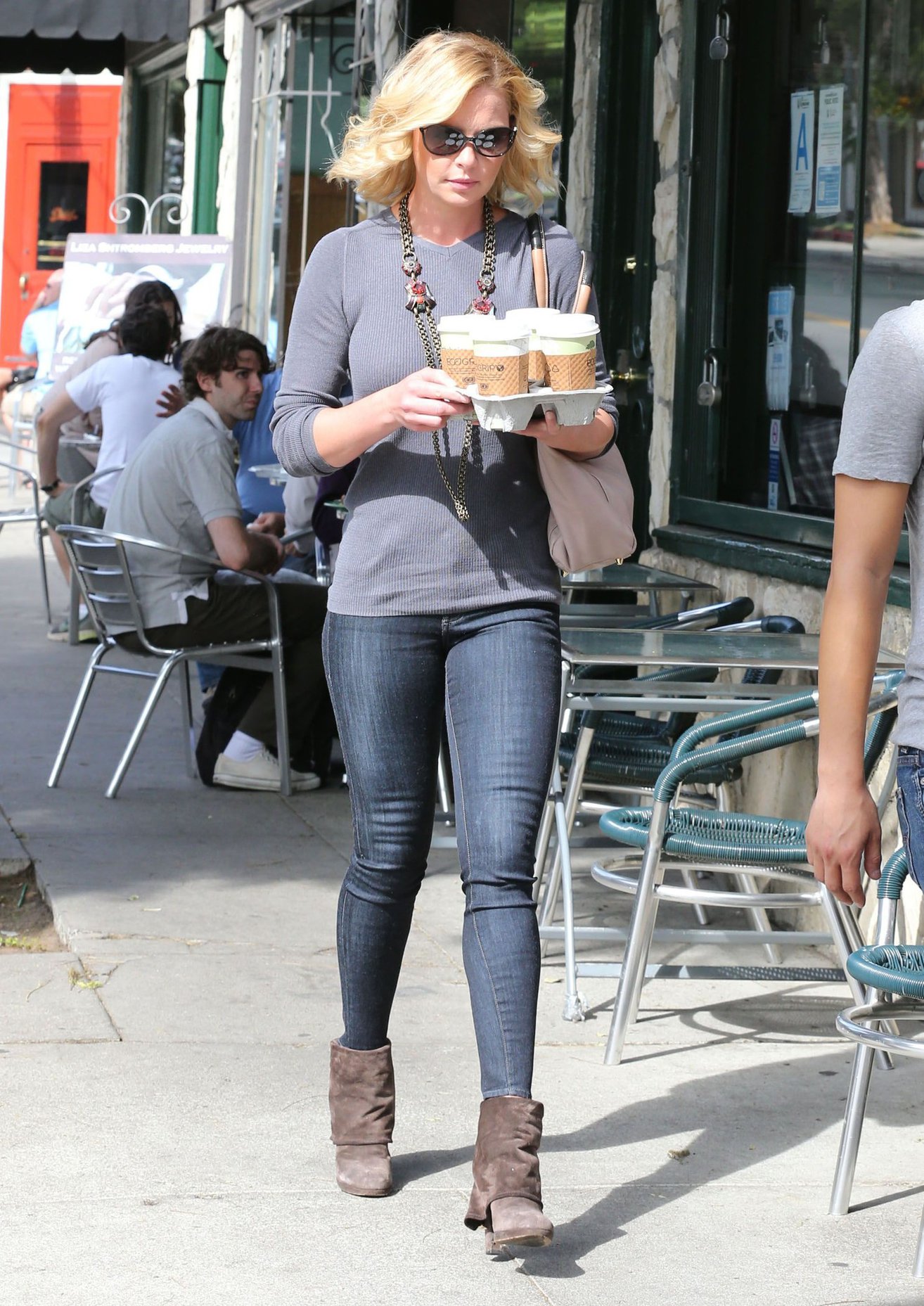 Katherine Heigl leaving Little Dom's restaurant Los Feliz October 6, 2012 