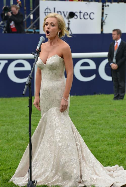 Katherine Jenkins - Investec Derby Festival in Epsom England (June 2, 2012)