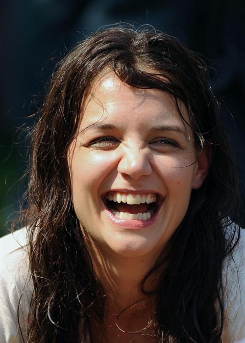 Katie Holmes Films  Mania Days  in Washington Square Park (May 21, 2013) 
