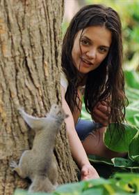 Katie Holmes Films  Mania Days  in Washington Square Park (May 21, 2013) 