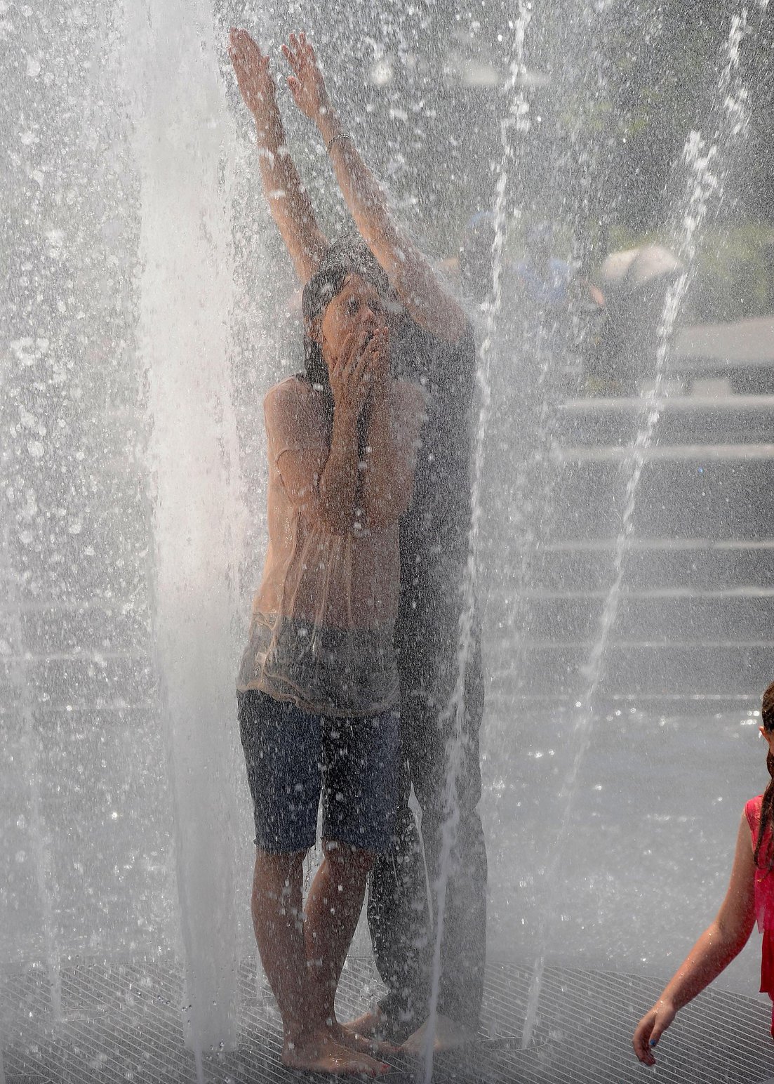 Katie Holmes Films  Mania Days  in Washington Square Park (May 21, 2013) 