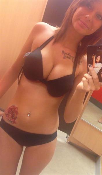 Anonymous in lingerie