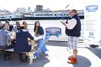 Katie Holmes At Pier 84 to Celebrate Hellmann`s 100th birthday At an Event Benefiting Feeding America 