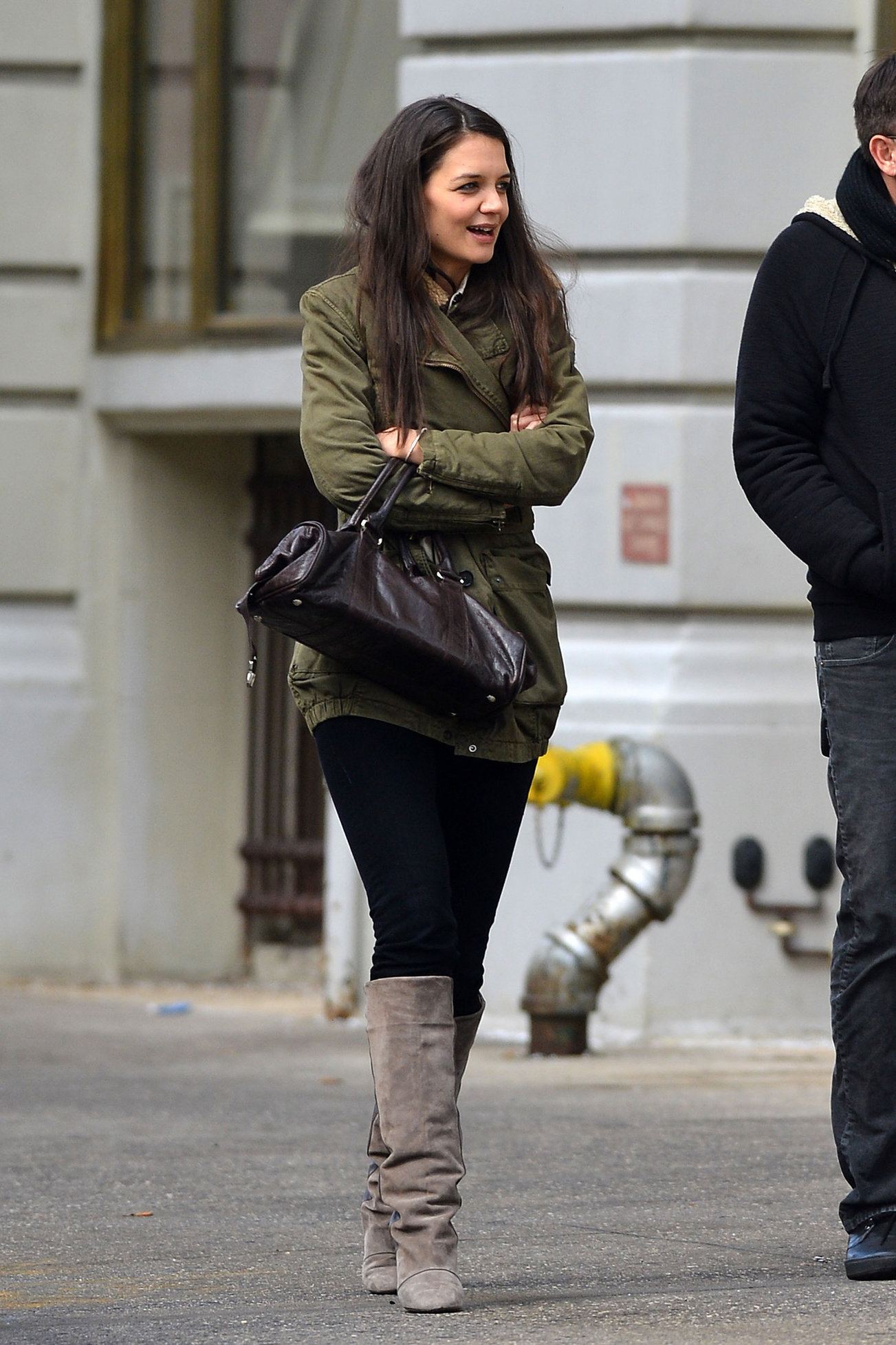Katie Holmes out and about in New York City on January 26, 2013