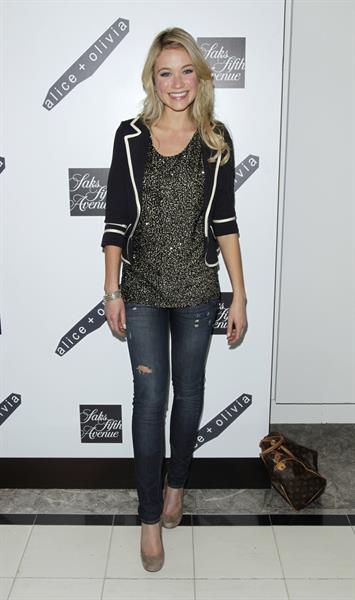 Katrina Bowden Alice Olivia launch party at Saks Fifth Avenue on March 18, 2010 