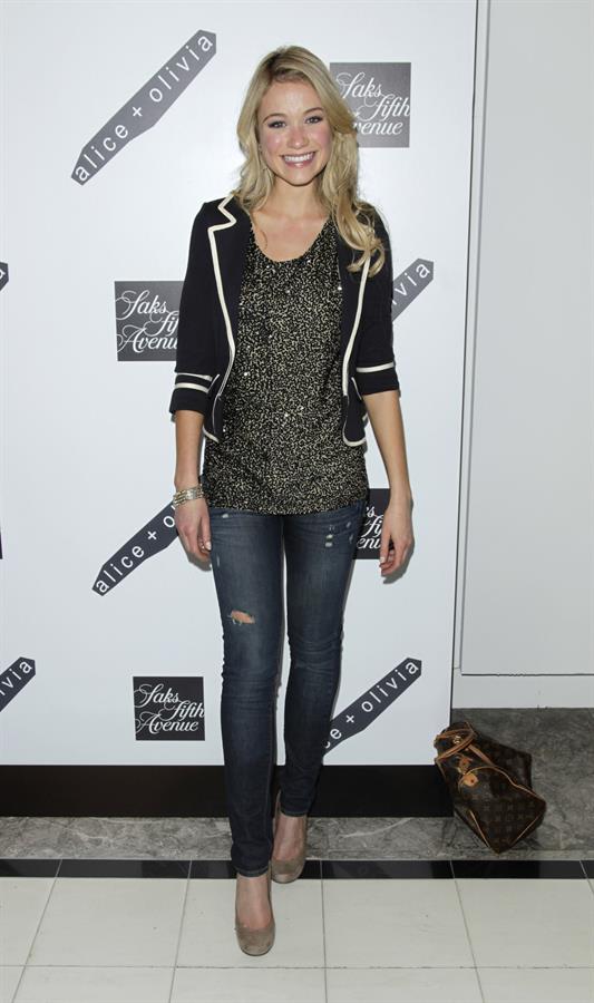 Katrina Bowden Alice Olivia launch party at Saks Fifth Avenue on March 18, 2010 