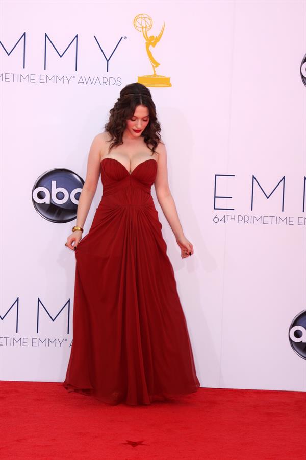 Kat Dennings - 64th Primetime Emmys Nokia Theatre LA Sept 23, 2012