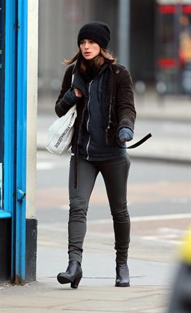 Keira Knightley out and about in London 2/6/13 